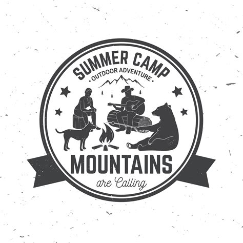 Summer camp. Vector illustration. 12975056 Vector Art at Vecteezy