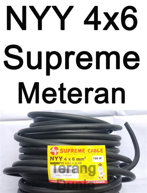 Jual Kabel NYY 4x6 Supreme Kabel Supreme NYY 4x6 Kabel Tunggal NYY