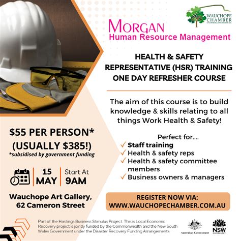 Health And Safety Representative Hsr Training One Day Refresher