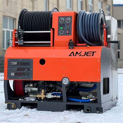 Urban Sewage Jet Engine Gasoline Engine 200bar2900psi Sewage Pipe Cleaning Machine Drain