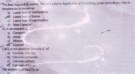 Following Questions For A Better Understanding Of Class 9th Chemistry