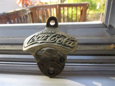 Vintage Brass Coca Cola Bottle Opener Star X Etsy