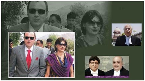 Petition In Sc For Divorce Of Former Cm Of Jammu And Kashmir Omar