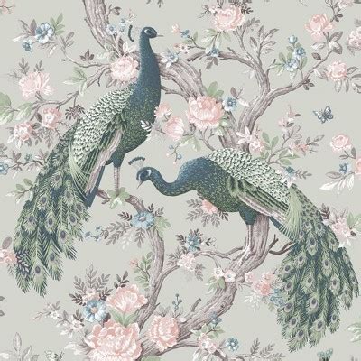 Laura Ashley Pussy Willow Sage Green Wallpaper Sample Target