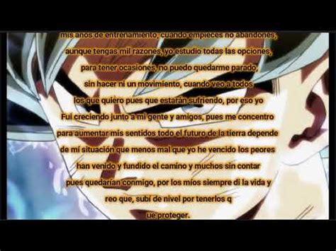 RAP DE GOKU IVANGEL MUSIC DRAGON BALL Letra YouTube