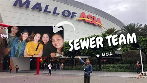 SEWER TEAM MALL OF ASIA Small Youtuber Ann Rodelas Vlogz YouTube