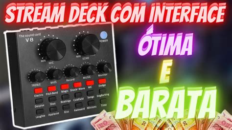 Aprenda Como Usar A V Live Sound Card Stream Deck Interface Youtube