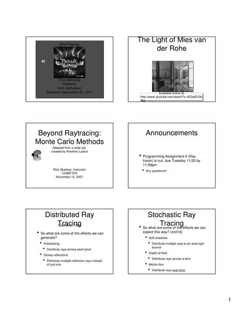 PDF The Light Of Mies Van Der Rohe Computer Scienceskarbez Comp575