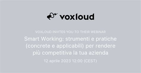 Smart Working Strumenti E Pratiche Concrete E Applicabili Per