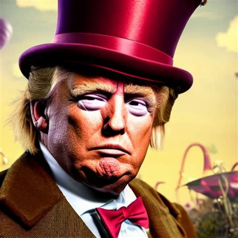 Portrait Of Donald Trump As Willy Wonka In Morrowind Stable Diffusion