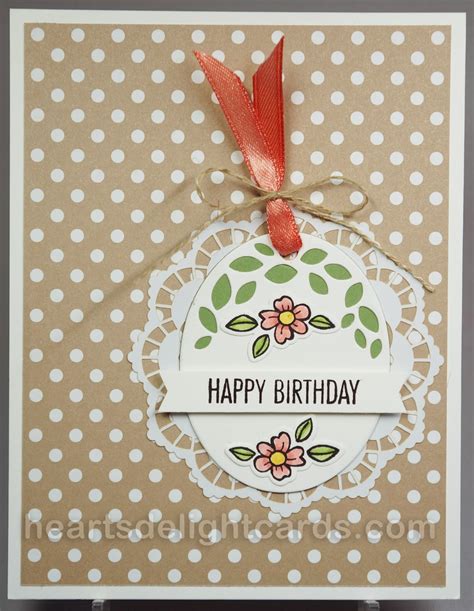 Heart's Delight Cards: Happy Birthday Tag