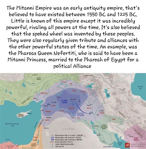 The Mitanni Empire was an early antiquity empire, that's believed to ...