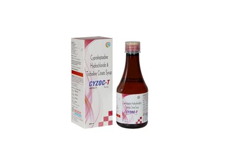 Cyproheptadine HCL Sorbitol Solution Tricholine Citrate Syrup