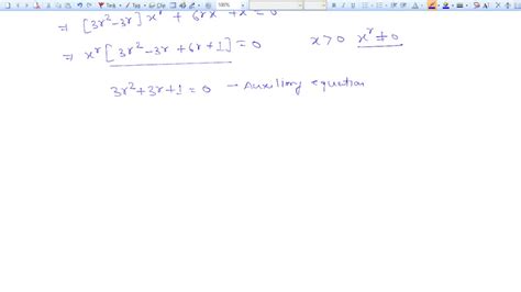 Solved Consider The Following Differential Equation 3x2y 6xy Y 0