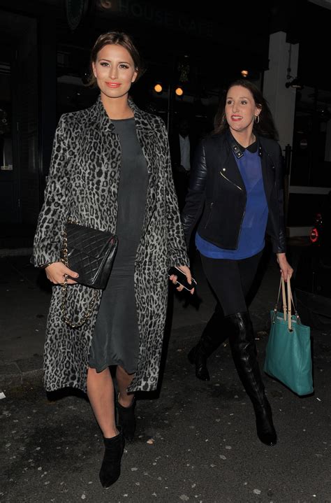 FERNE MCCANN Leaves Riding House Cafe – HawtCelebs