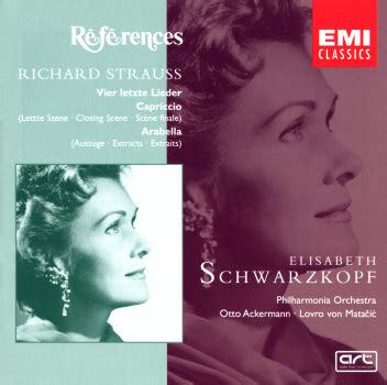 Elisabeth Schwarzkopf Strauss Four Last Songs 2003 Maniadb