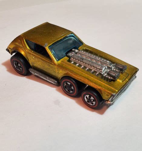 Hot Wheels 1971 Redline Open Fire Gold Vhtf Ebay