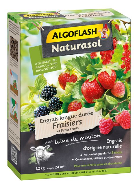 Engrais Naturel Fraisier ALGOFLASH 1 2 Kg Leroy Merlin