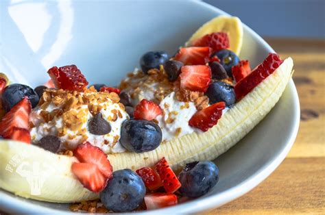 Post Workout Cardio Meal The Fit Men Cook Protein Banana Split Feed