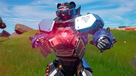 Fortnite Mecha Strike Commander Skin Review Youtube