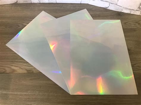 A Premium Holographic Self Adhesive Inkjet Printable Pp Film Sticker