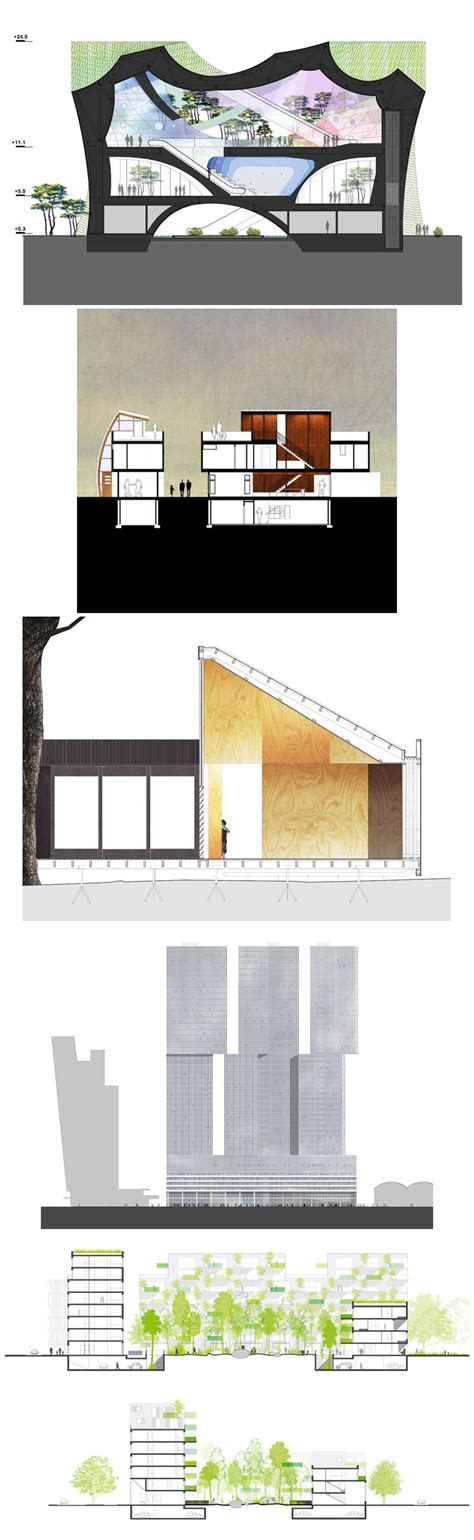 Architectural sections and elevations Gallery V.2 – CAD Design | Free ...