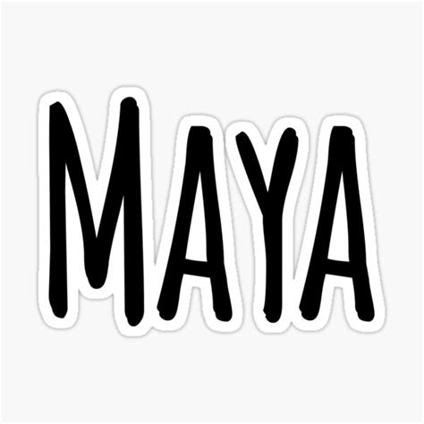 Great Name Maya 2022 Sticker For Sale By Aroma22 Redbubble