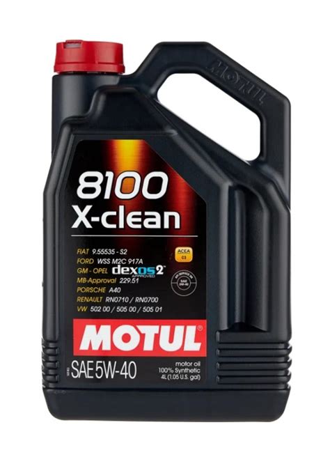 Motul 8100 X-clean 5W-40 4л