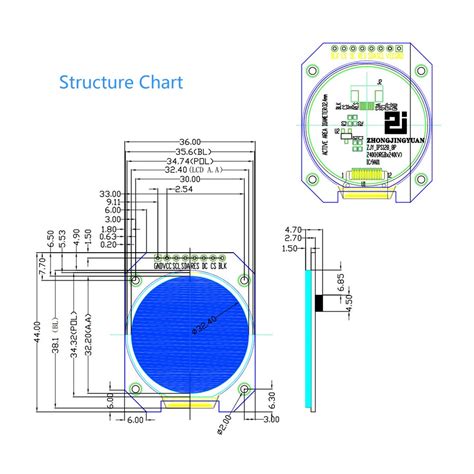 1.28inch TFT Round LCD Display Module_GY18320 from ICStation on Tindie