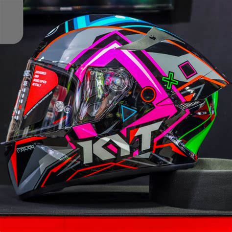 KYT TT COURSE RATHAPARK SINGLE VISOR FULLFACE HELMET Lazada PH