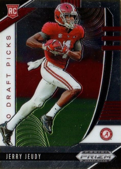 Future Watch: Jerry Jeudy Pre-Draft Football Cards, Alabama