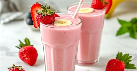 Strawberry Banana Smoothie Easy Recipe Insanely Good