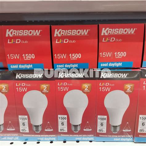 Jual Krisbow Bohlam Lampu Led 15 Watt Shopee Indonesia