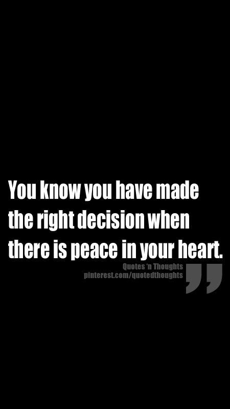 Peace In Your Heart Quotes Quotesgram