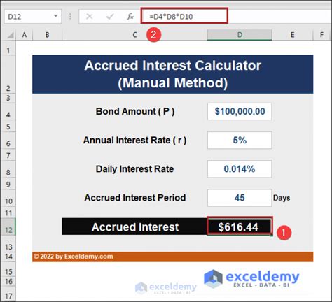 How To Create Accrued Interest Calculator In Excel Easy Ways