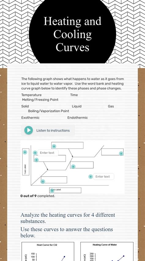 Heating And Cooling Curves Worksheet Ame My Id