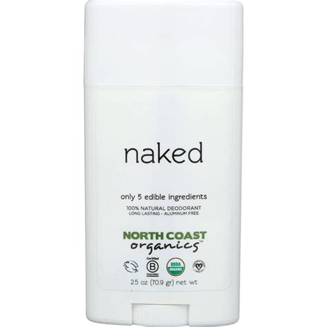 North Coast Organics Deodorant Naked Sensitive Skin Each Oz Body Care Festival