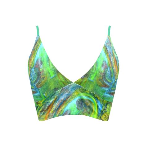 Coconut Tree Collection Crop Bikini Top Model S ID D