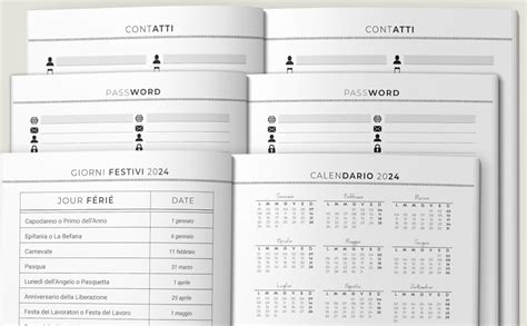 Agenda 2024 Settimanale Da Gennaio A Dicembre 2024 1 Settimana Su 2