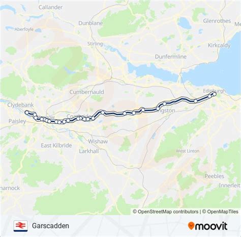 Scotrail Route Schedules Stops Maps Garscadden Updated