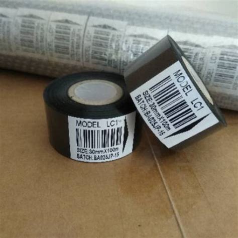 Jual Tinta Coding Pita Hot Print Hot Foil Ribbon Uk X M LC Harga Pcs Shopee Indonesia