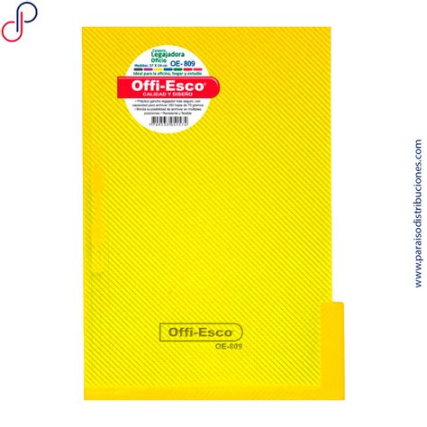 Carpeta Offi Esco 809 Legajadora Oficio Pastel