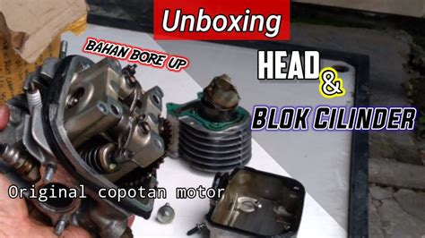 UNBOXING Blok Head Murah Beat Esp K44 Bahan Bore Up Mesin YouTube