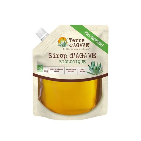 Sirop D Agave Bio Doypack Kg Terre De Miel