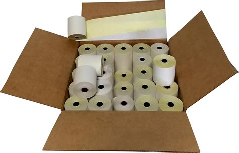 Amazon 3 X 95 2 PLY CARBONLESS WHITE CANARY PoS RECEIPT PAPER