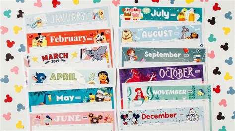 Printable Mickey Mouse Calendar Example Calendar Printable