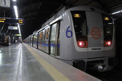 The Delhi Metro in New Delhi, India image - Free stock photo - Public ...