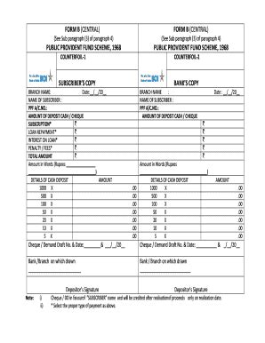 19 Printable cheque deposit slip Forms and Templates - Fillable Samples ...