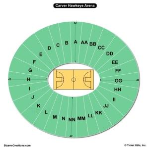 Carver Hawkeye Arena Seating Chart Seating Charts Tickets - Arena ...