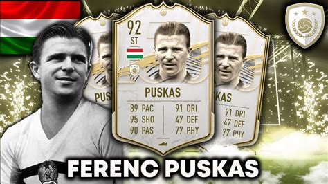 92 Icon Ferenc Puskas Player Review The Best Goalscorer Of All Time